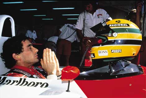 Already on pole Senna went faster and faster Photo