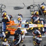 Modern F1 Pit Stop
